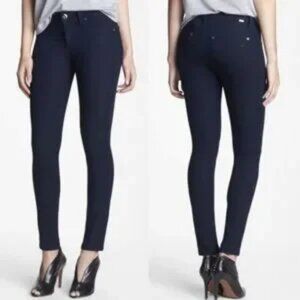 Womens DL 1961 Blue Dark Wash Emma Power Legging Flat/Iron Jeans 28